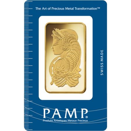 Gold bar PAMP Fortuna 50 g