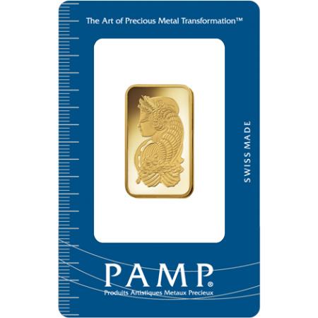 Gold bar PAMP Fortuna 20 g