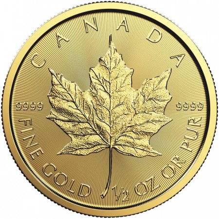 Zlatá mince Maple Leaf 1/2 Oz (různé roky)
