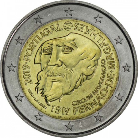 2 Euro CuNi Magalhaesovo obeplutí světa
