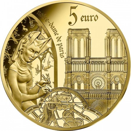 5 Euro Zlatá mince Evropa 2020: Gotika
