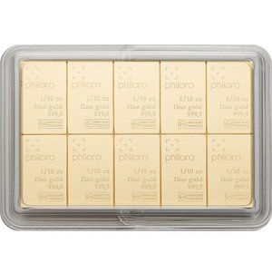 Zlatý slitek Philoro 1 Oz Combibar  
