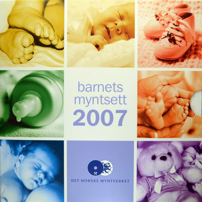Sada mincí Norsko: 2007&nbsp;- dětská sada, CuNi