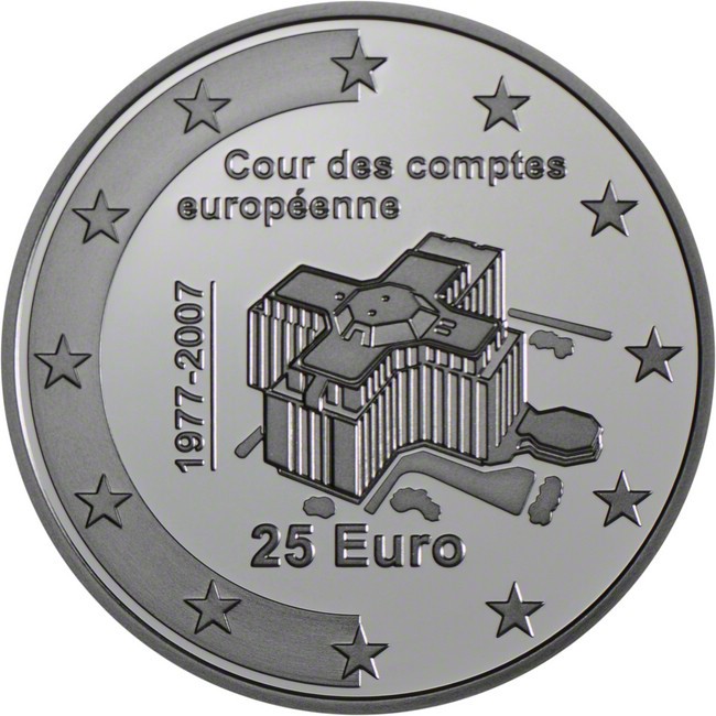 Evropský účetní dvůr 2007, stříbrná mince